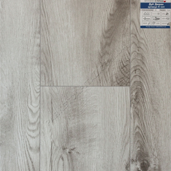 Виниловый SPC пол Дуб Дюран KRONOstep