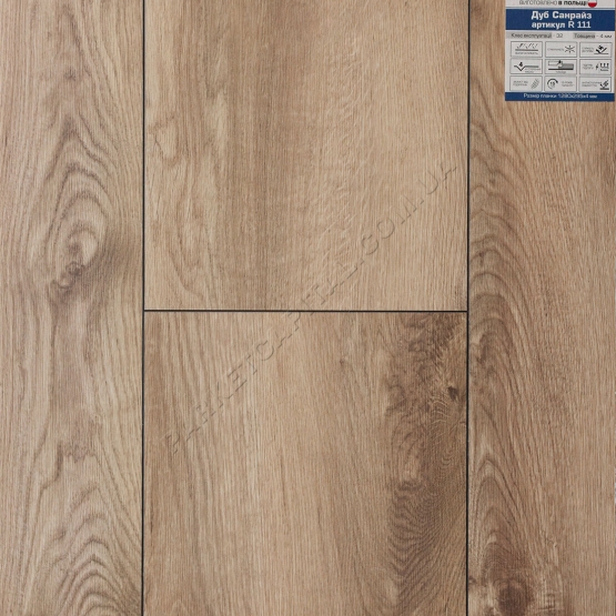 Вінілова SPC підлога Дуб Санрайз KRONOstep