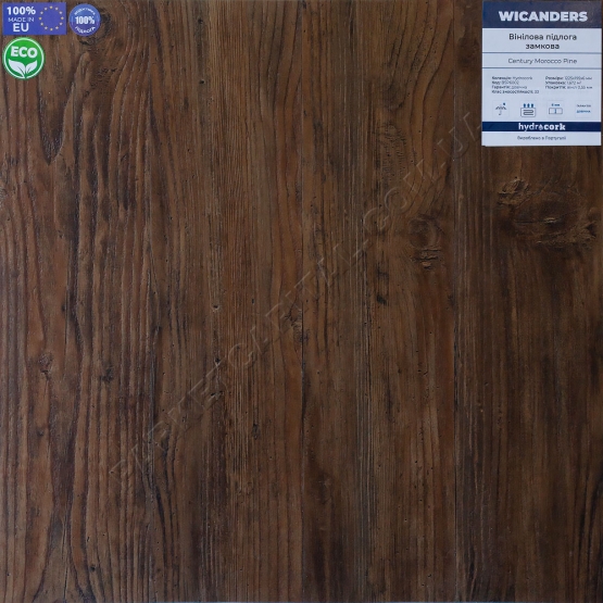 Вінілова підлога LVT Century Morocco Pine HYDROCORK PLUS Wicanders