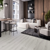 Вінілова SPC LVT підлога White Дуб 5+1 (з підкладкою) Barlinek