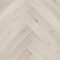 Паркетная доска Дуб Cappuccino Herringbone PURE Classico Barlinek Елка