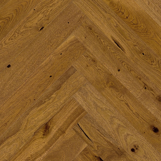 Паркетна дошка Дуб Brown sugar Herringbone PURE Classico Barlinek Ялинка