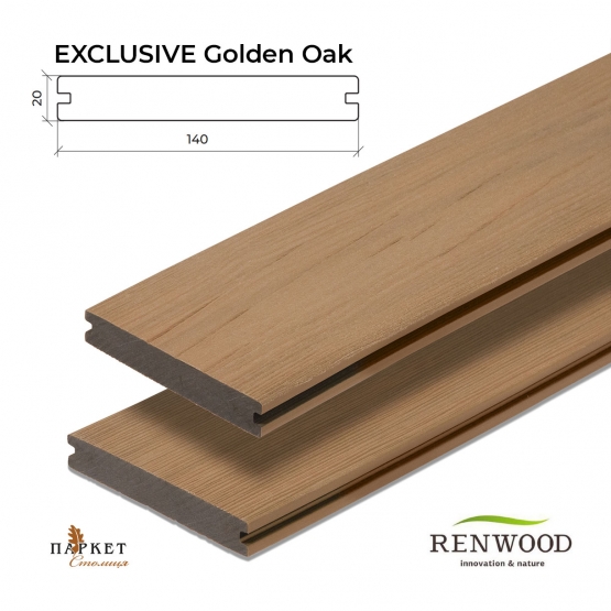 Террасная доска Golden Oak Exclusive RENWOOD
