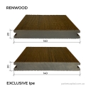 Террасная доска Ipe Exclusive RENWOOD
