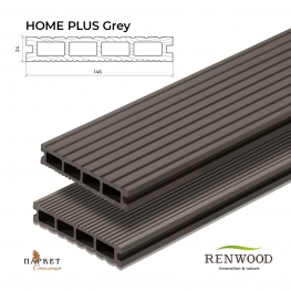 Терасна дошка Grey HOME PLUS RENWOOD