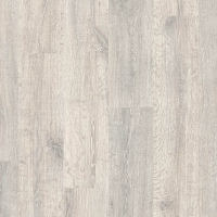 Ламинат Доска дуба реставрированного белого патинированного Classic Quick-Step