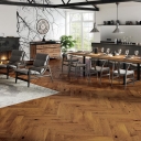 Паркетна дошка Дуб Brown sugar Herringbone PURE Classico Barlinek Ялинка