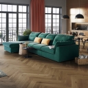 Паркетная доска Дуб Toffee Herringbone PURE Classico Barlinek Елка