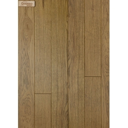 Массивная паркетная доска Дуб под Орех Grosso Parquet
