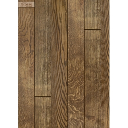 Массивная паркетная доска Дуб состаренный Grosso Parquet