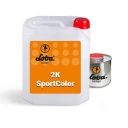 Лак паркетный цветной 2K SportColor 750 г. Loba