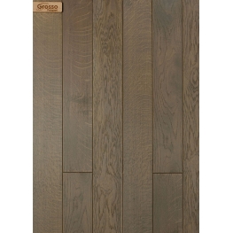 Массивная паркетная доска Дуб Серый Grosso Parquet