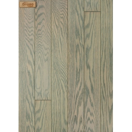 Массивная паркетная доска Дуб серый с белым Grosso Parquet
