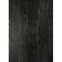 Массивная паркетная доска Дуб чёрный с серебром протертый Grosso Parquet