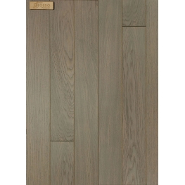 Массивная паркетная доска Дуб серый №2 Grosso Parquet