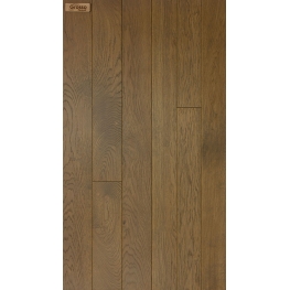 Массивная паркетная доска Дуб серый №2 прозрачный Grosso Parquet