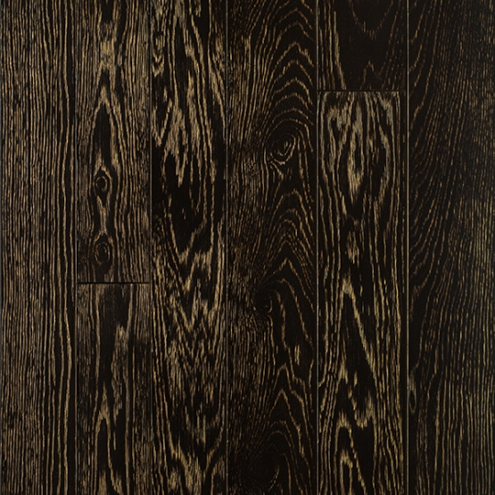 Паркетная доска Дуб черный с золотом протёртый Grosso Parquet