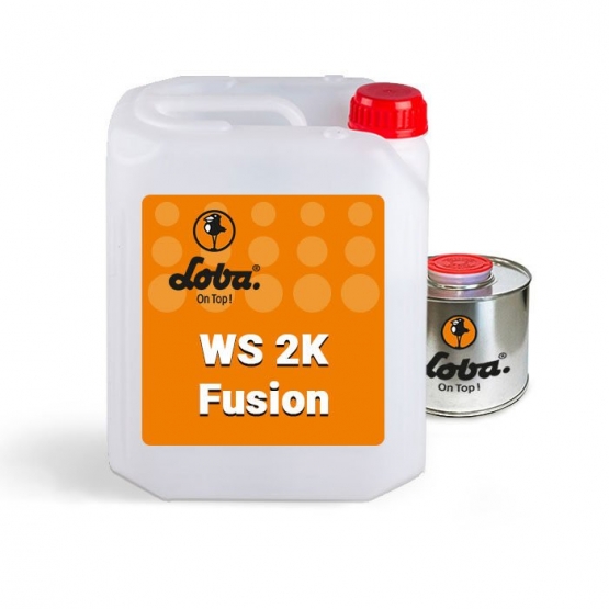 Лак паркетный WS 2K Fusion Полуматовый 5 кг Loba - 11471-000001 Лак паркетный WS 2K Fusion Полуматовый 5 кг Loba