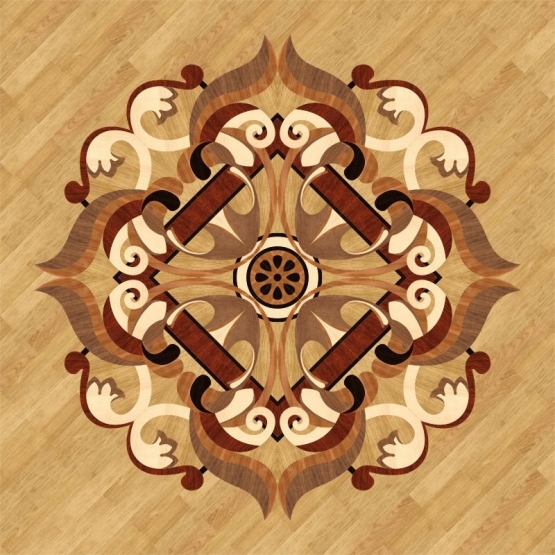 Розетка паркетная 11_04 дворцовая Grosso Parquet - 11_04 Розетка паркетная 11_04 дворцовая Grosso Parquet