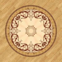 Розетка паркетная 11_05 дворцовая Grosso Parquet