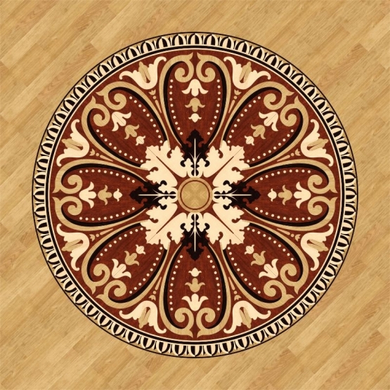Розетка паркетная 11_06 дворцовая Grosso Parquet