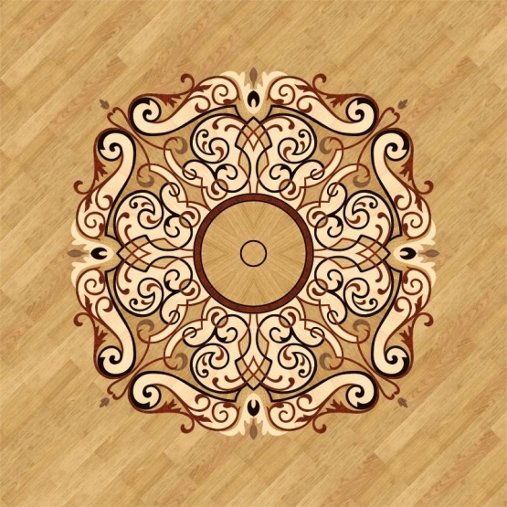 Розетка паркетная 11_08 дворцовая Grosso Parquet