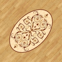 Розетка Паркетна 11_09 палацова Grosso Parquet