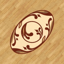 Розетка Паркетна 11_10 палацова Grosso Parquet