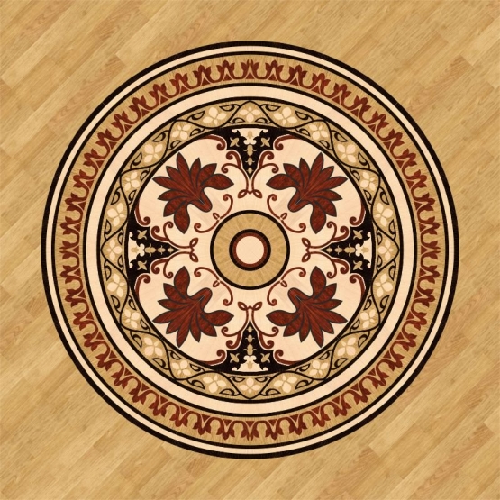 Розетка паркетная 11_19 дворцовая Grosso Parquet - 11_19 Розетка паркетная 11_19 дворцовая Grosso Parquet