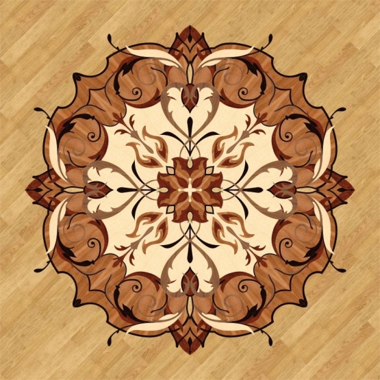 Розетка паркетная 11_31 дворцовая Grosso Parquet