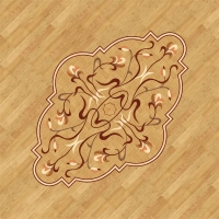 Розетка паркетная 11_33 дворцовая Grosso Parquet