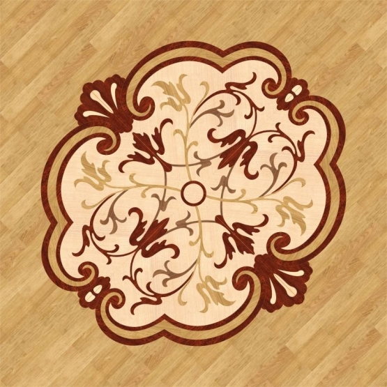 Розетка паркетная 11_34 дворцовая Grosso Parquet