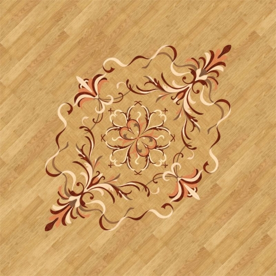 Розетка паркетная 11_35 дворцовая Grosso Parquet