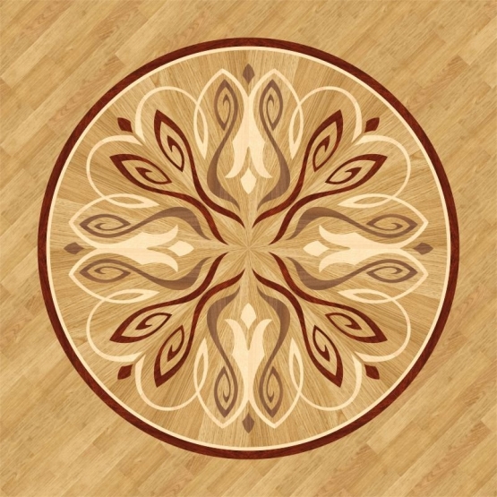 Розетка паркетная 11_41 дворцовая Grosso Parquet