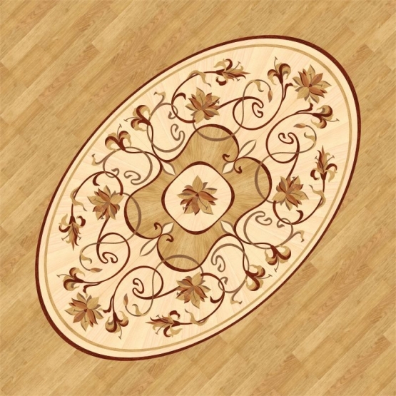 Розетка паркетная 11_42 дворцовая Grosso Parquet