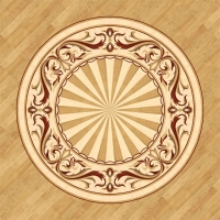 Розетка Паркетна 11_44 палацова Grosso Parquet