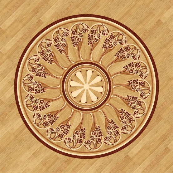 Розетка паркетная 11_46 дворцовая Grosso Parquet