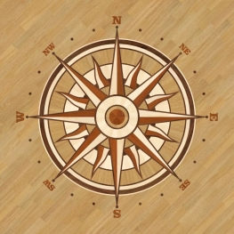 Розетка Паркетна 11_56 палацова Grosso Parquet