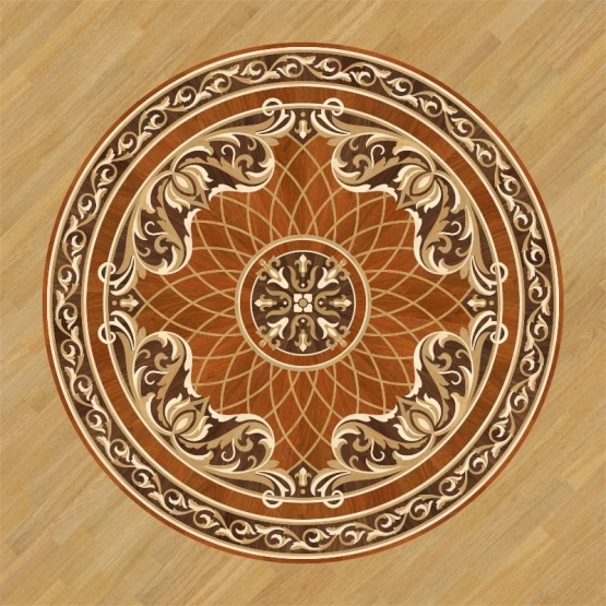 Розетка паркетная 11_58 дворцовая Grosso Parquet