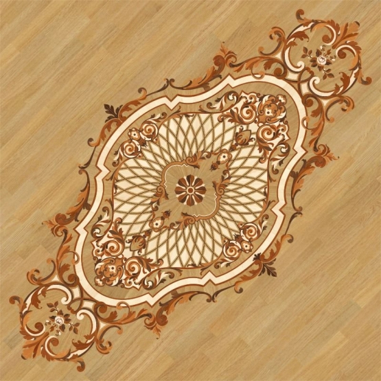 Розетка паркетная 11_61 дворцовая Grosso Parquet