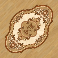 Розетка паркетная 11_62 дворцовая Grosso Parquet