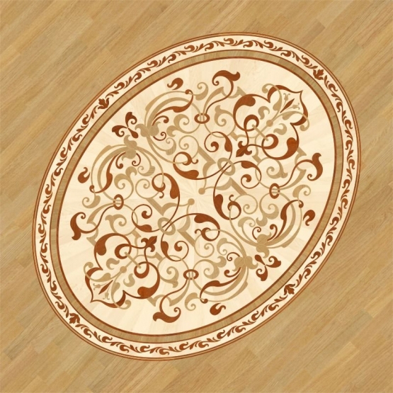 Розетка паркетная 11_63 дворцовая Grosso Parquet