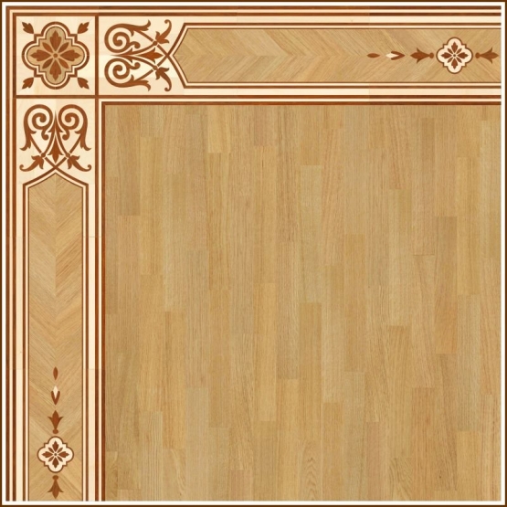Бордюр паркетный B-41 дворцовый Grosso Parquet