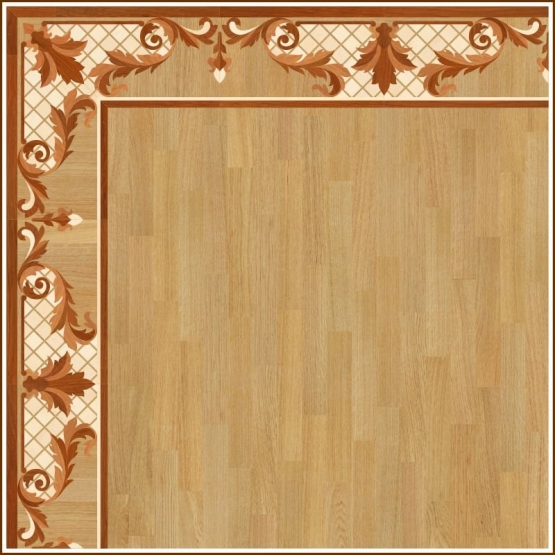 Бордюр паркетный B-42 дворцовый Grosso Parquet