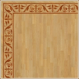 Бордюр паркетный B-44 дворцовый Grosso Parquet