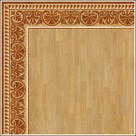 Бордюр паркетный B-46 дворцовый Grosso Parquet