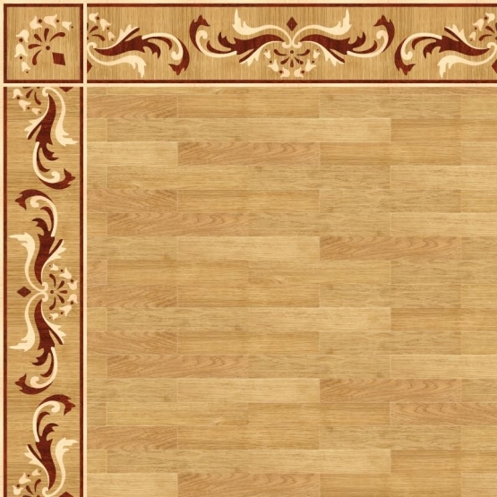 Бордюр паркетный B-12 дворцовый Grosso Parquet