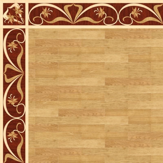 Бордюр паркетный B-15 дворцовый Grosso Parquet