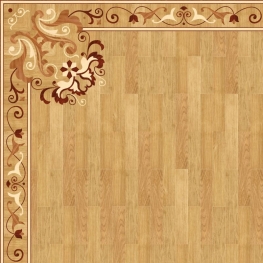 Кут до бордюру B-34 паркетний палацовий Grosso Parquet