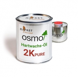 Масло Воск профессиональный Hartwachs-Öl 2K Pure 1л OSMO